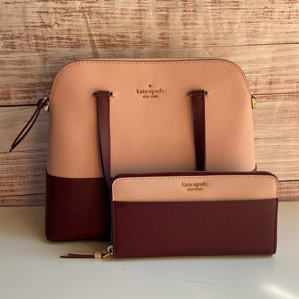 Kate Spade Tan and Brown Crossbody Bag